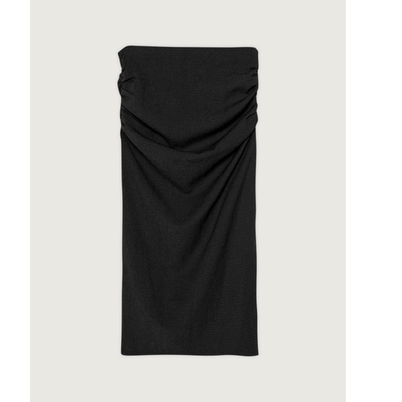 OAK + Fort Textured Midi Skirt - Picture 5 of 6